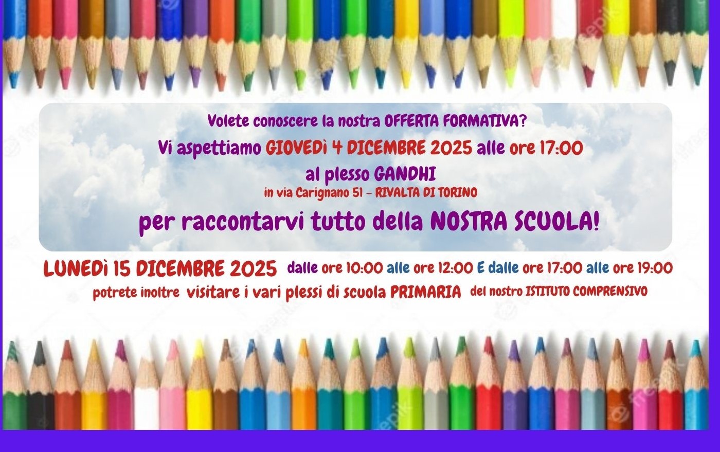 OPEN DAY SCUOLA PRIMARIA