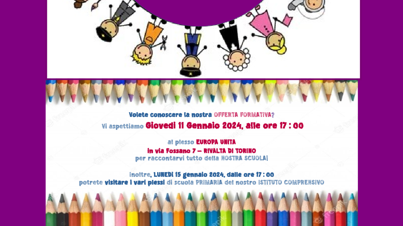 OPEN DAY SCUOLA PRIMARIA